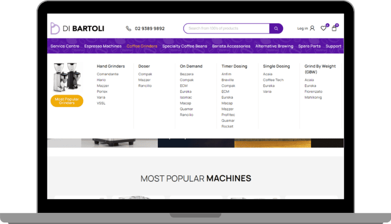 Mega Menu and Filters