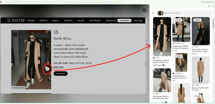 Visual Search and Google Lens Integration
