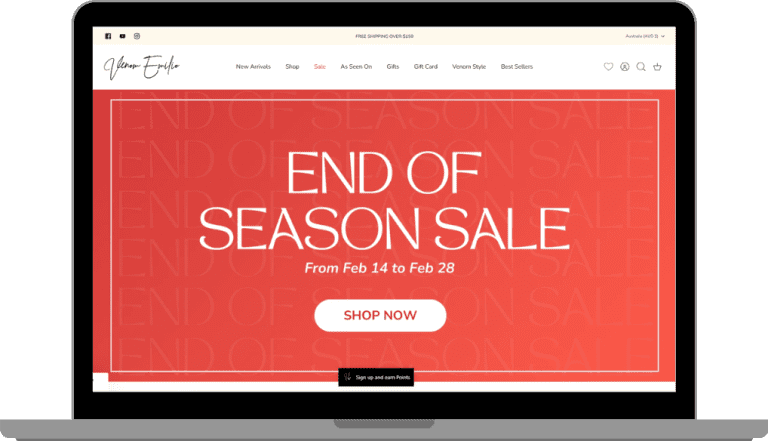 Website Promo Landing Page