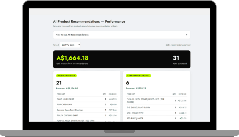 AI Product Recommendations App