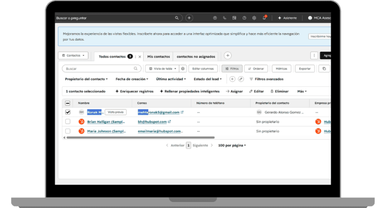 MCA Asesores AI Lead Automation