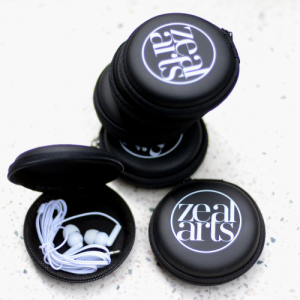 ZealArts EarBuds Round Case and EarBuds